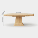 Arden Rectangle Extendable Dining Table 54