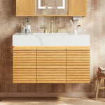 Indra Oak Bathroom Vanity & LED Mirror Set - Themodhome product image 05