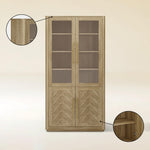 Marlow Oak Bookcase With Cabinet - Themodhome product image 09