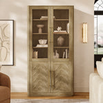 Marlow Oak Bookcase With Cabinet - Themodhome product image 02