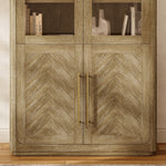 Marlow Oak Bookcase With Cabinet - Themodhome product image 07