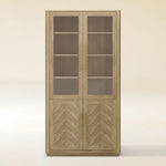 Marlow Oak Bookcase With Cabinet - Themodhome product image 01