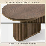 Pillar Fluted Console Table 60
