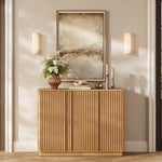 Rillura Fluted Oak Shoe Cabinet 47“W - Themodhome product image 11