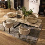 Rove Rectangle Sintered Stone Dining Table 63