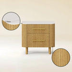 Vera Fluted Sintered Stone Nightstand 26