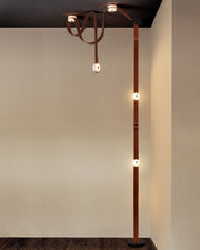 Mini Alabaster Floor-to-Ceiling Lighting