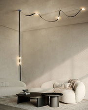 Mini Alabaster Floor-to-Ceiling Lighting