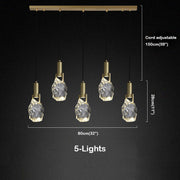 Irregular crystal pendant 6 styles