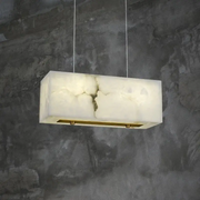 Alabaster Cuboid Dining Room Chandelier 17