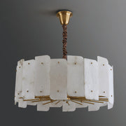 Lorry Alabaster Round Chandelier 20