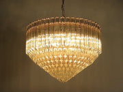 Murano Chandelier – Quadriedri – 265 prisms – Transparent