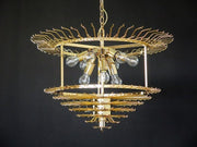 Murano Chandelier – Quadriedri – 265 prisms – Transparent