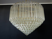 Murano Chandelier – Quadriedri – 265 prisms – Transparent