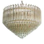 Murano Chandelier – Quadriedri – 265 prisms – Transparent