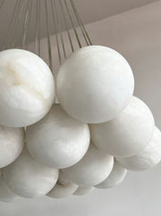 Aspen Alabaster 13 Light Chandelier 26.8