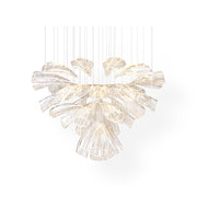Glass Lotus Chandelier