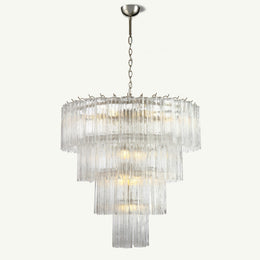 Capri Chandelier 4 Tiers Handblown Glass