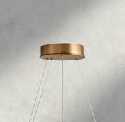 Halima Halo Alabaster Chandelier