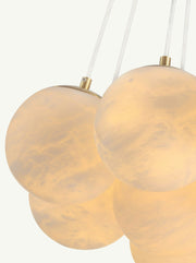 Aspen Alabaster 13 Light Chandelier 26.8