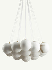Aspen Alabaster 19 Light Chandelier 33.5