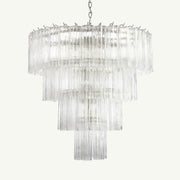 Capri Chandelier 4 Tiers Handblown Glass