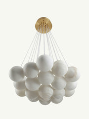 Aspen Alabaster 19 Light Chandelier 33.5