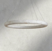 Halima Halo Alabaster Chandelier