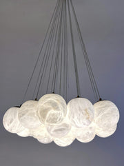 Aspen Alabaster 19 Light Chandelier 33.5