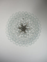Murano Chandelier – 101 Tuber – Textured – Transparent