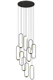 Luminous Modern LED Opal Glass Chandelier