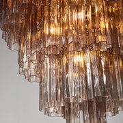 Murano Chandelier – 78 tubes – Smoked
