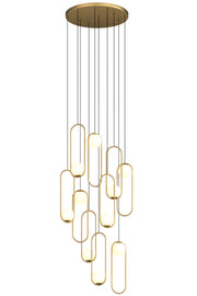 Luminous Modern LED Opal Glass Chandelier