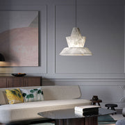 Carol Alabaster Dining Table Pendant Light 25.6