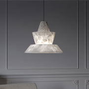 Carol Alabaster Dining Table Pendant Light 25.6