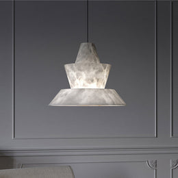 Carol Alabaster Dining Table Pendant Light 25.6
