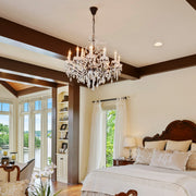 Rocaille Iron & Crystal Chandelier