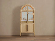 Haven Oak Liquor Cabinet 36”W