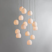Arica Alabaster Round Chandelier