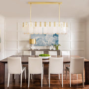 Nadia Alabaster Linear Chandelier 42