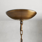 Amor 5-Tier Ghiaccio Glass Pendant Round Chandelier 48