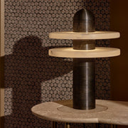 Median Alabaster Table Lamp