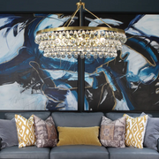 Artistic Pear Round Chandelier 50