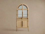 Haven Oak Liquor Cabinet 36”W