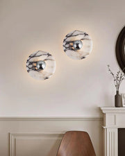 Modern LED Marble Round Chandelier 24
