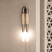 Double Head Antonia Horsehair Sconce
