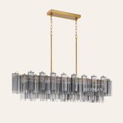 Addis Murano Glass Linear Chandelier 51