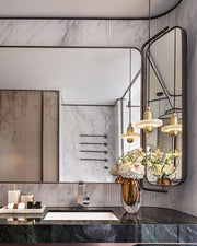Alabaster Modern Marble Ring Pendant Light