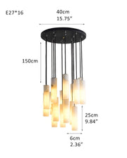 Elegant Lighting Linear Nature Stone 2