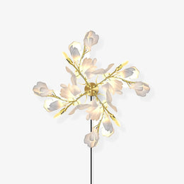 Gingko Flowers Plug-in Wall Lamp